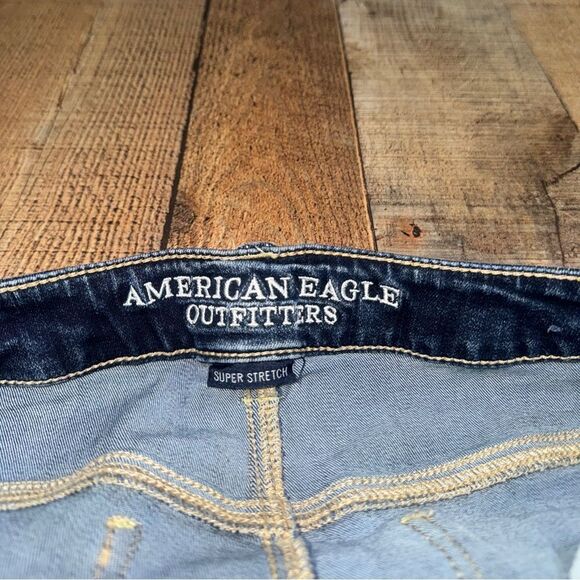 American Eagle AE Skinny Stretch Denim Jeans Jegging Womens 6 Reg 28 - Picture 12 of 12